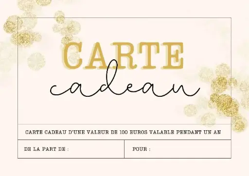 [GIFT100] Carte cadeau 100 €